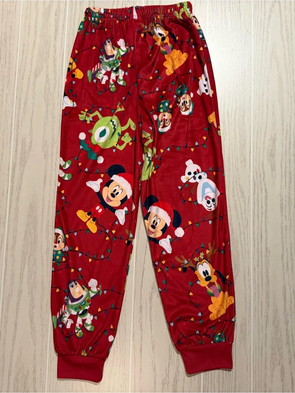 Disney 100 Boys S 6/7 Christmas Pajama Set NWOT